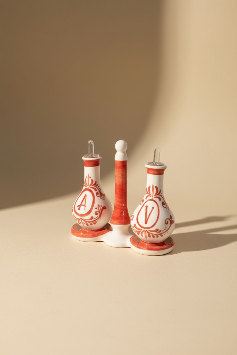 Set Aceite y Vinagre Rojo