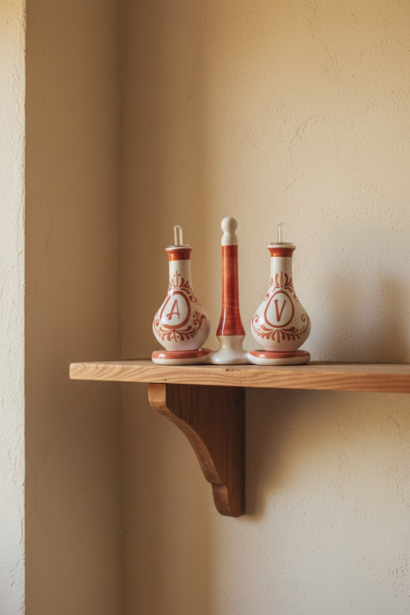 Set Aceite y Vinagre Rojo