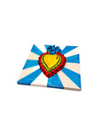 Azulejo Exvoto Relieve Azul 15x15 - moruecoceramicas