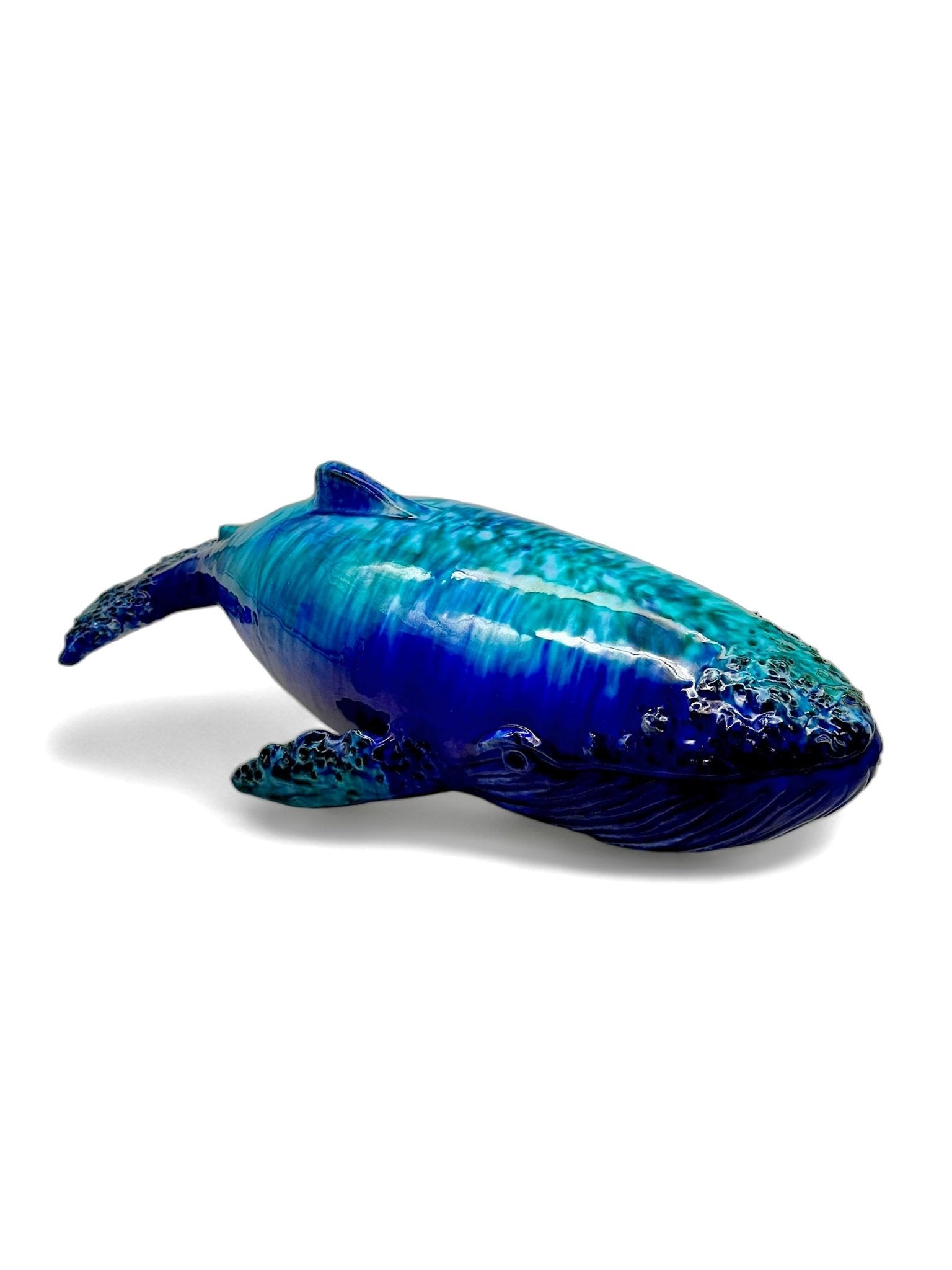 Ballena azul - turquesa - moruecoceramicas