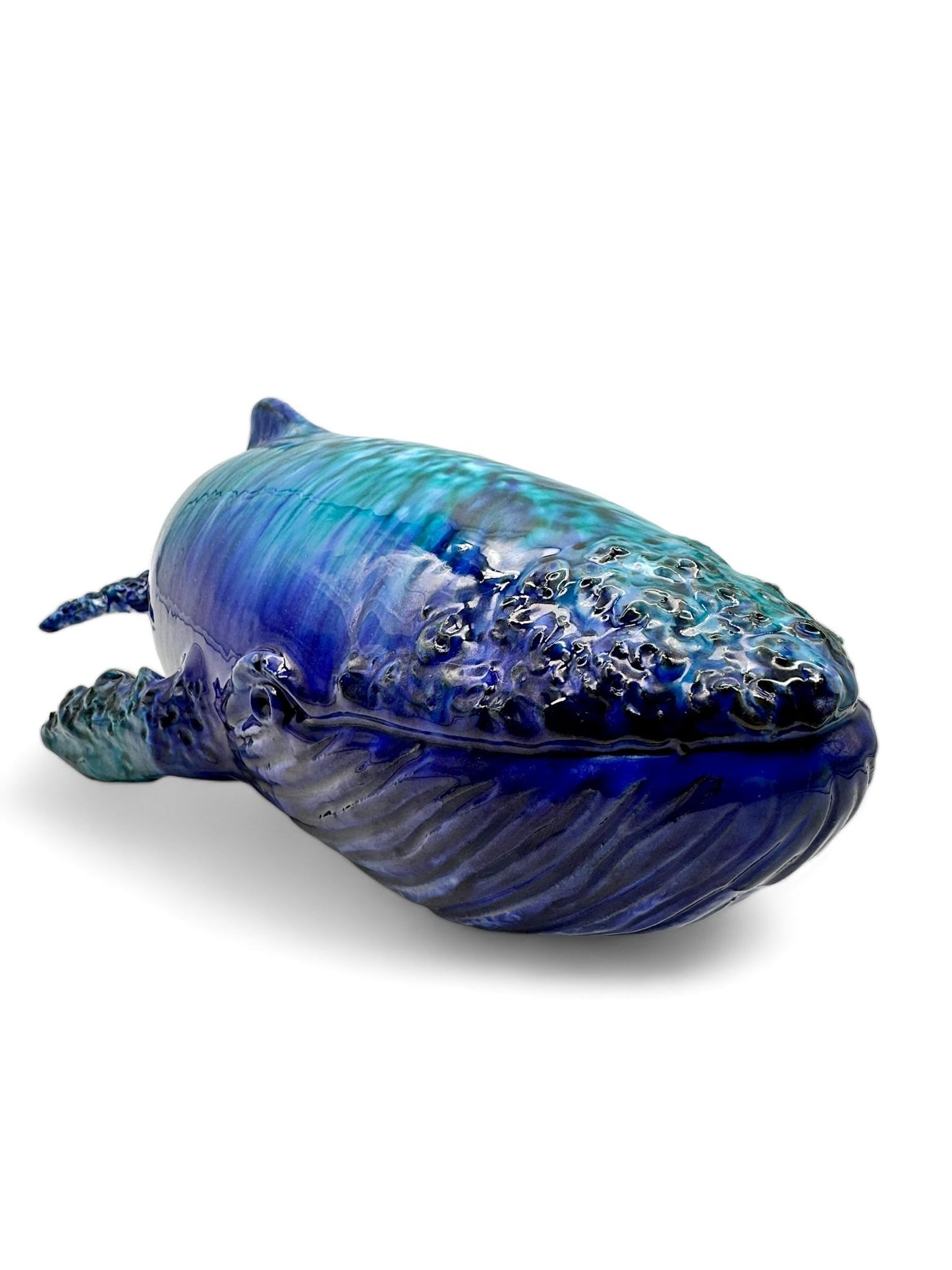 Ballena azul - turquesa - moruecoceramicas