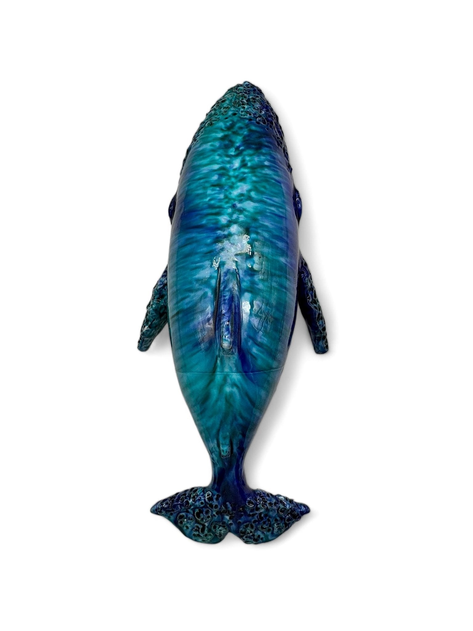 Ballena azul - turquesa - moruecoceramicas