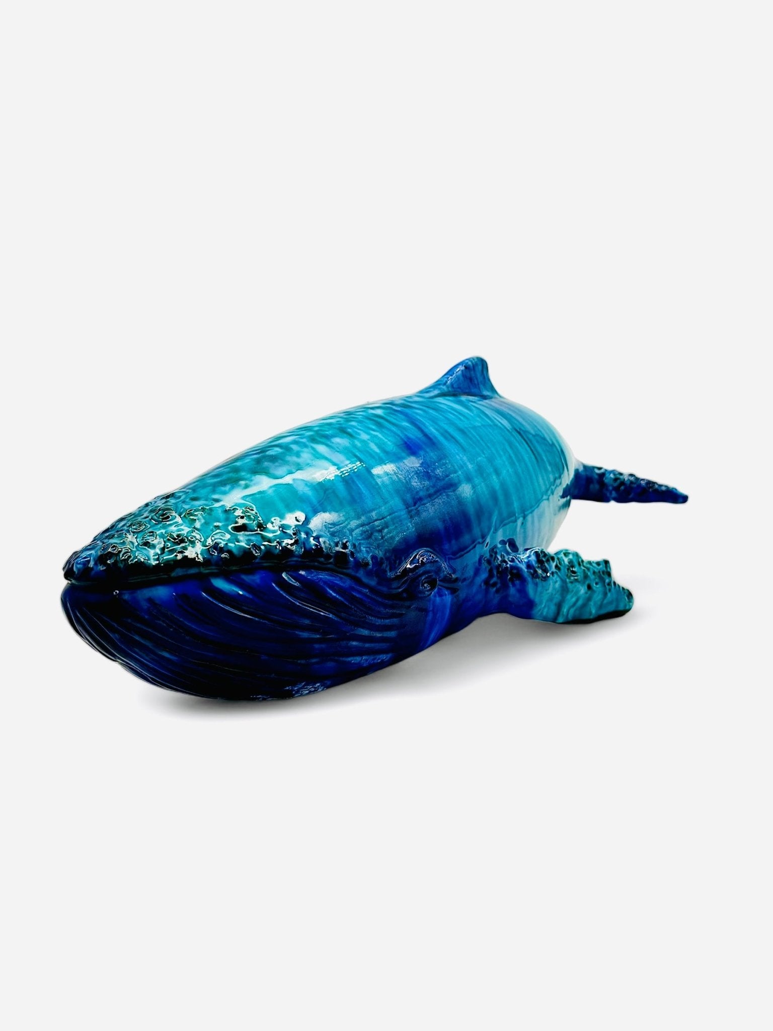 Ballena azul - turquesa - moruecoceramicas