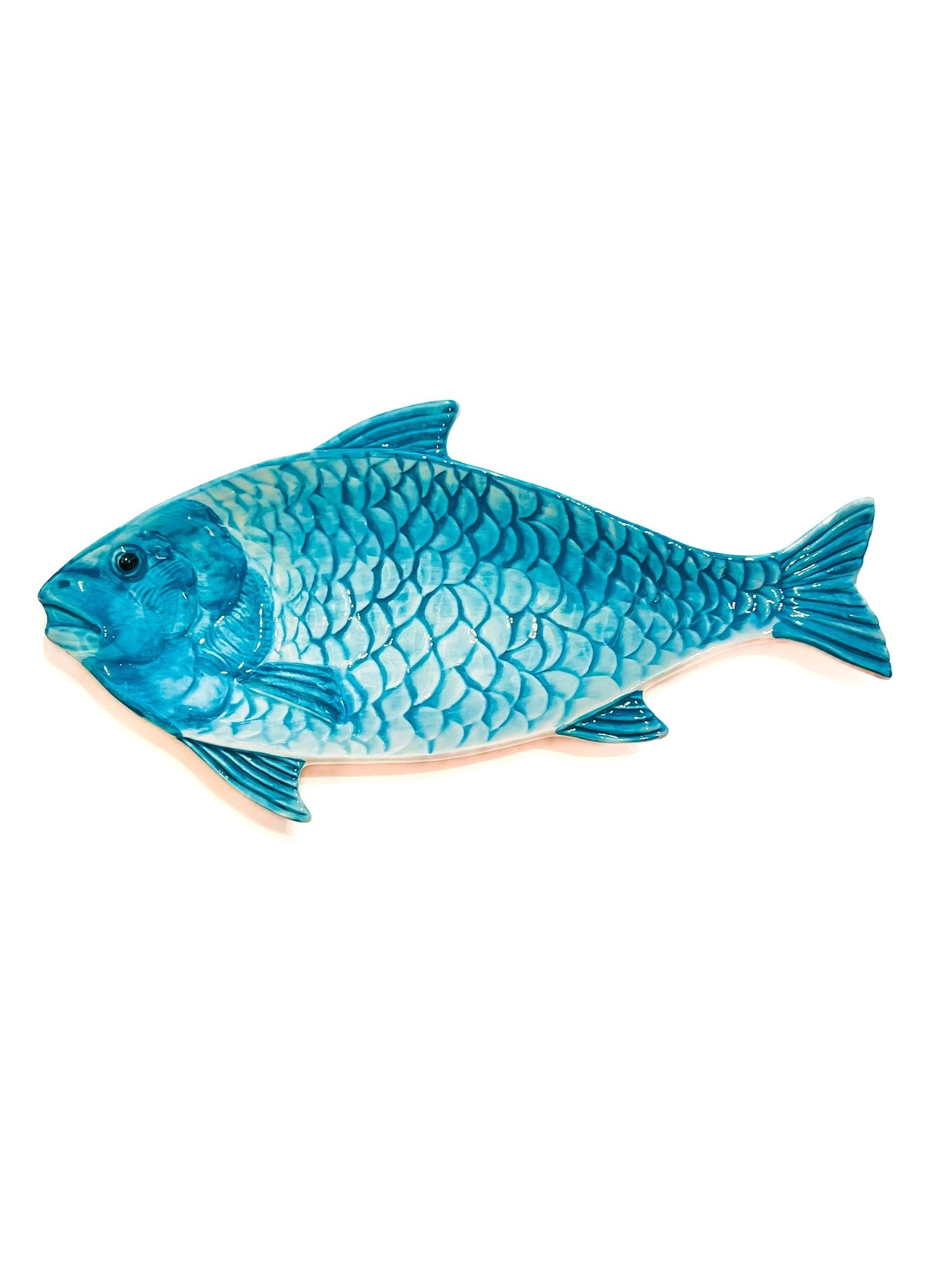 Bandeja Pez Azul - moruecoceramicas