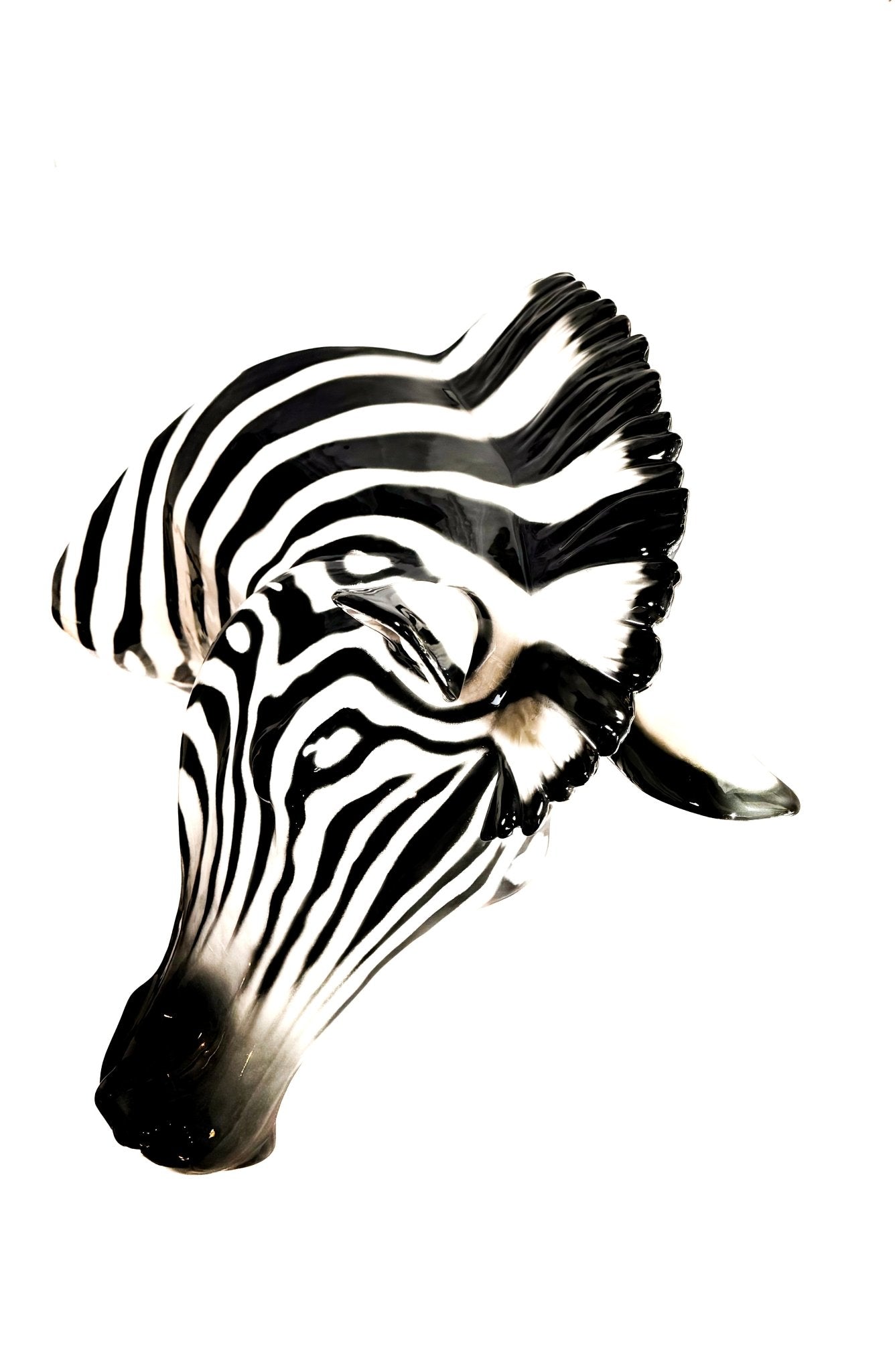 Busto de Cebra - moruecoceramicas