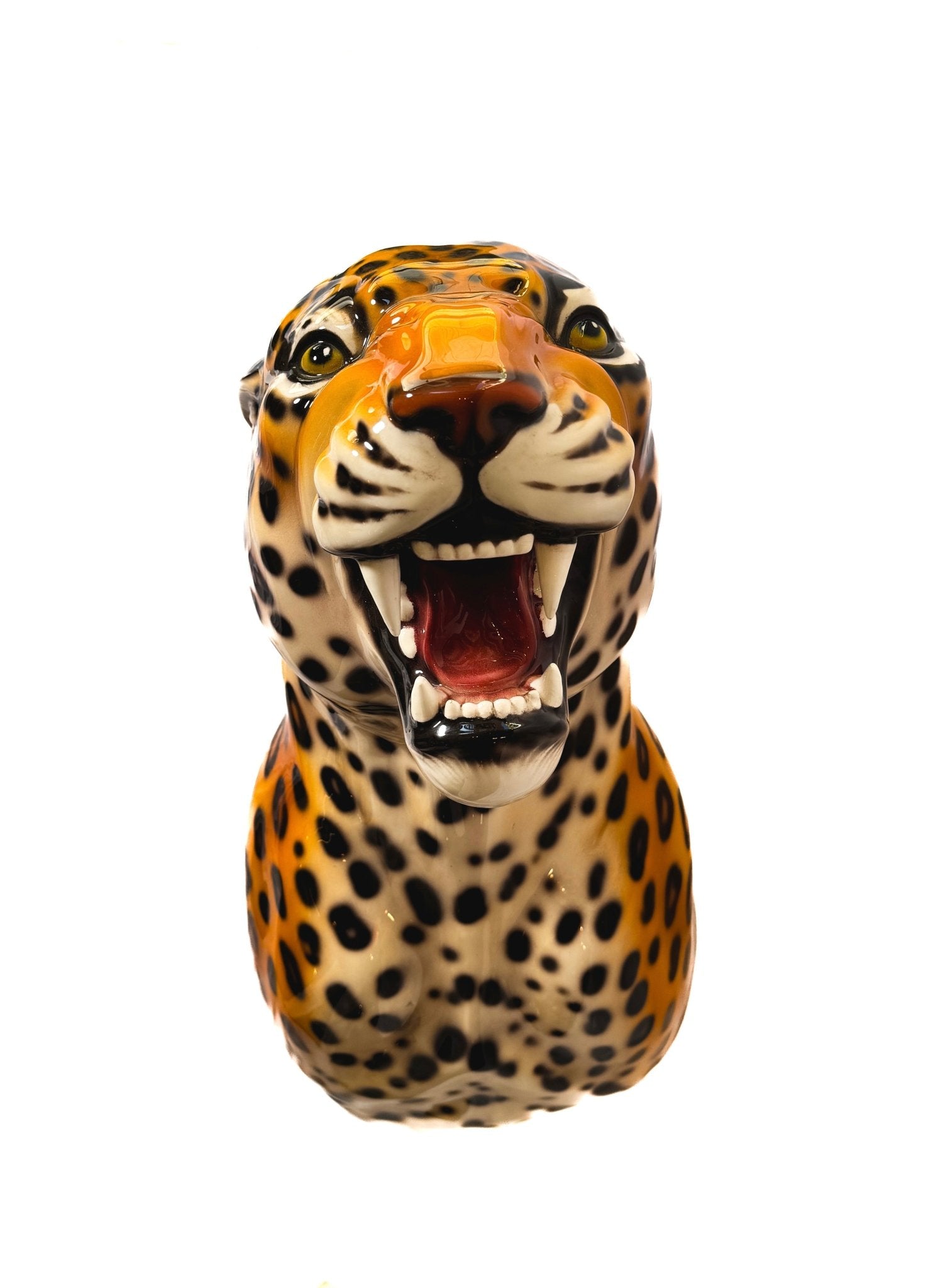 Busto de Leopardo - moruecoceramicas