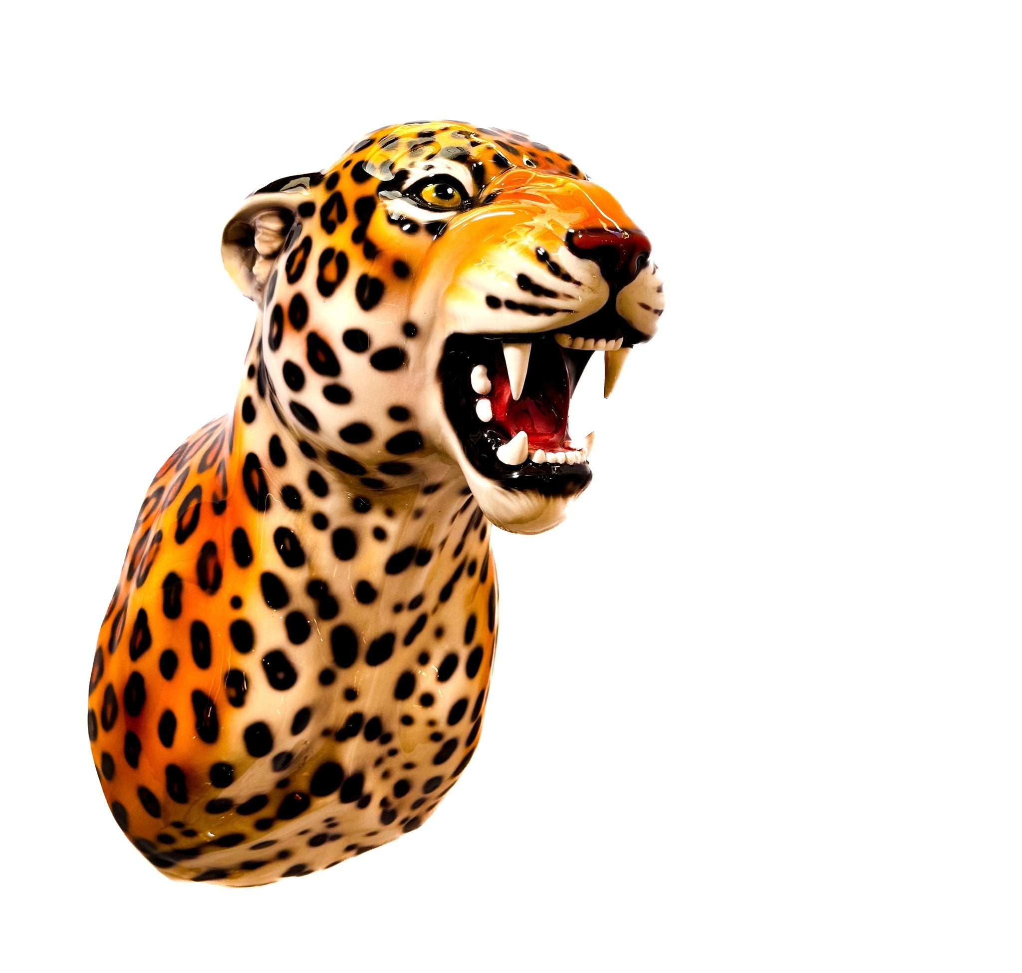 Busto de Leopardo - moruecoceramicas