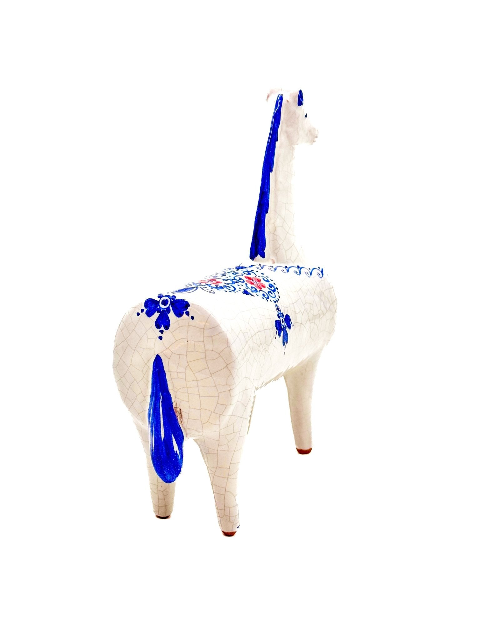 Caballo Blanco de Cerámica Siciliana 22cm. 001 - moruecoceramicas