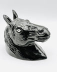 Cabeza de caballo de cerámica 22cm - moruecoceramicas