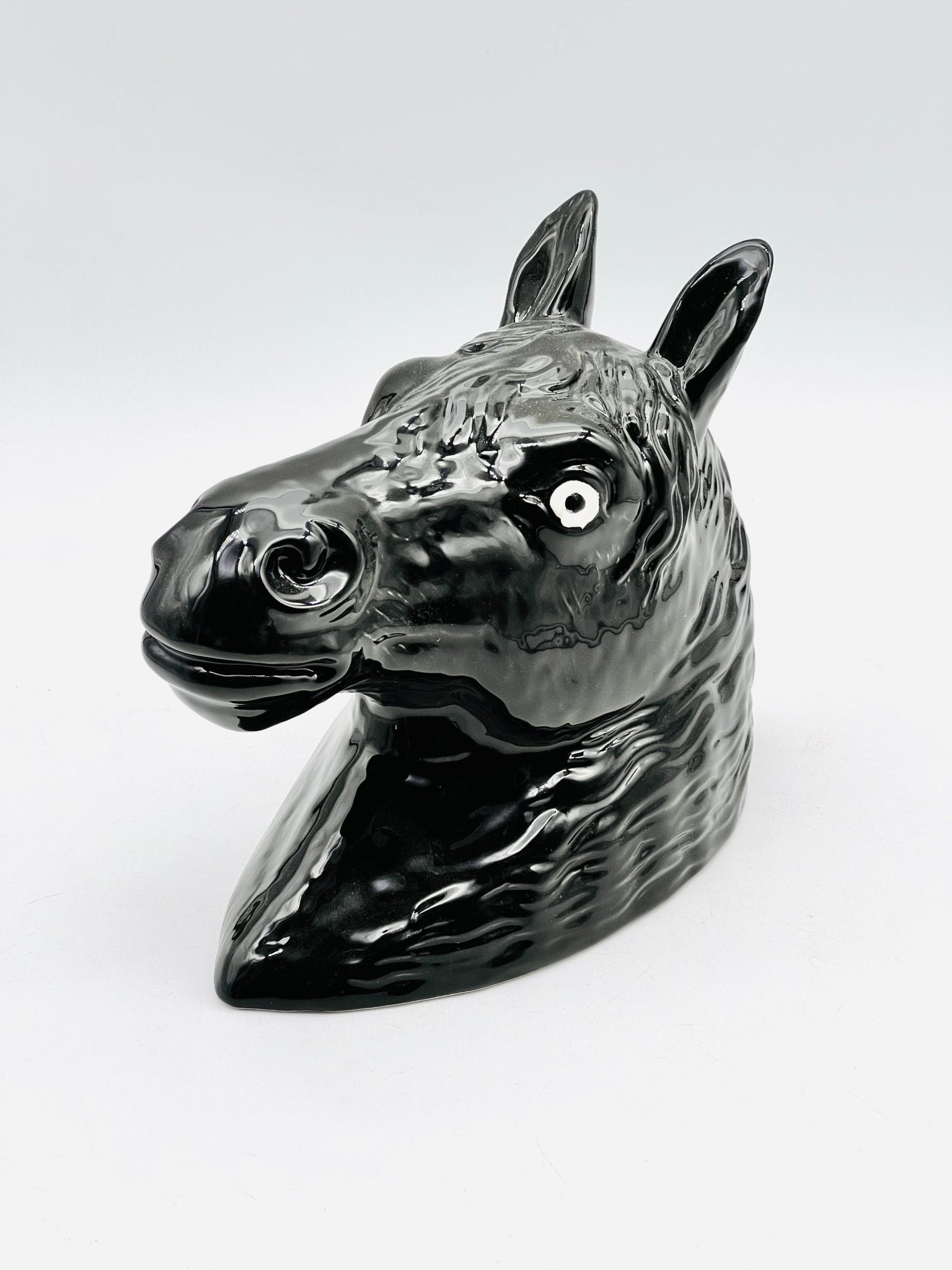 Cabeza de caballo de cerámica 22cm - moruecoceramicas