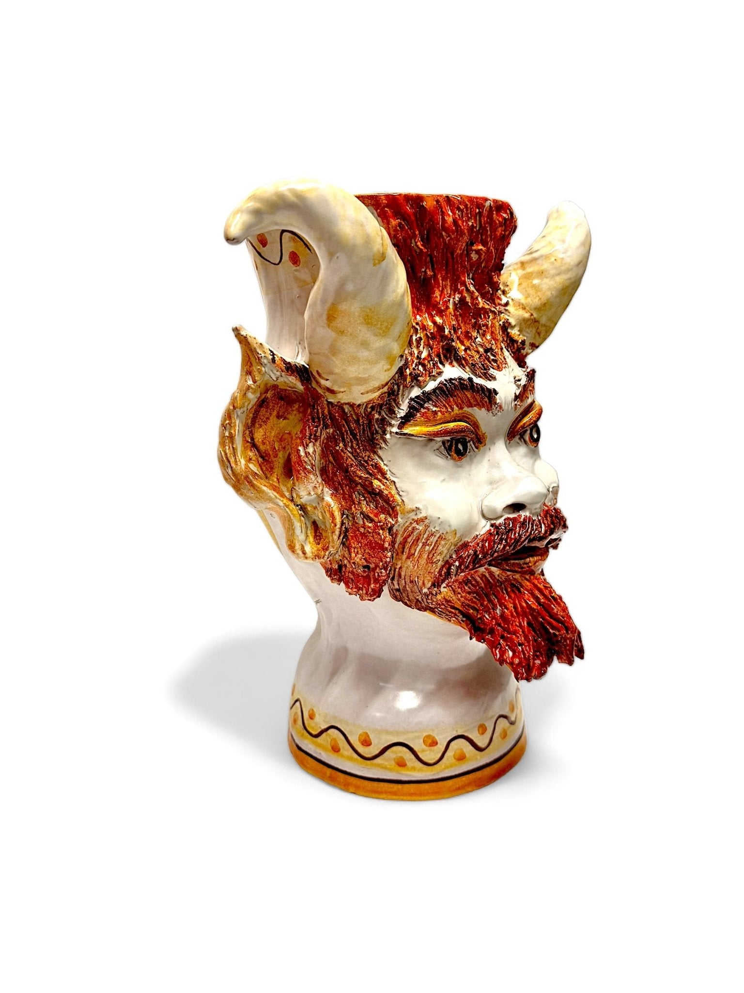 Cabeza de Fauno 40cm - moruecoceramicas