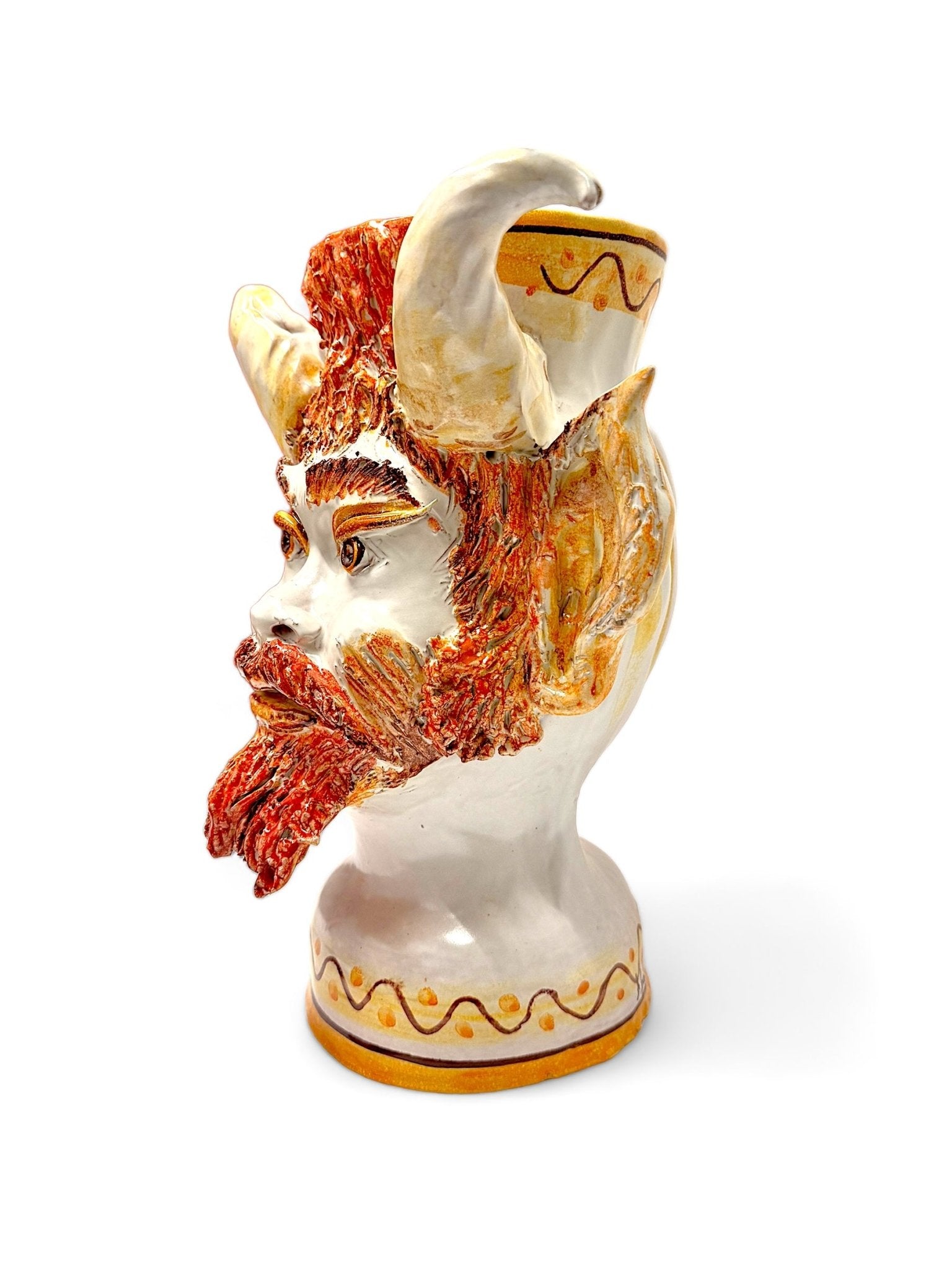 Cabeza de Fauno 40cm - moruecoceramicas