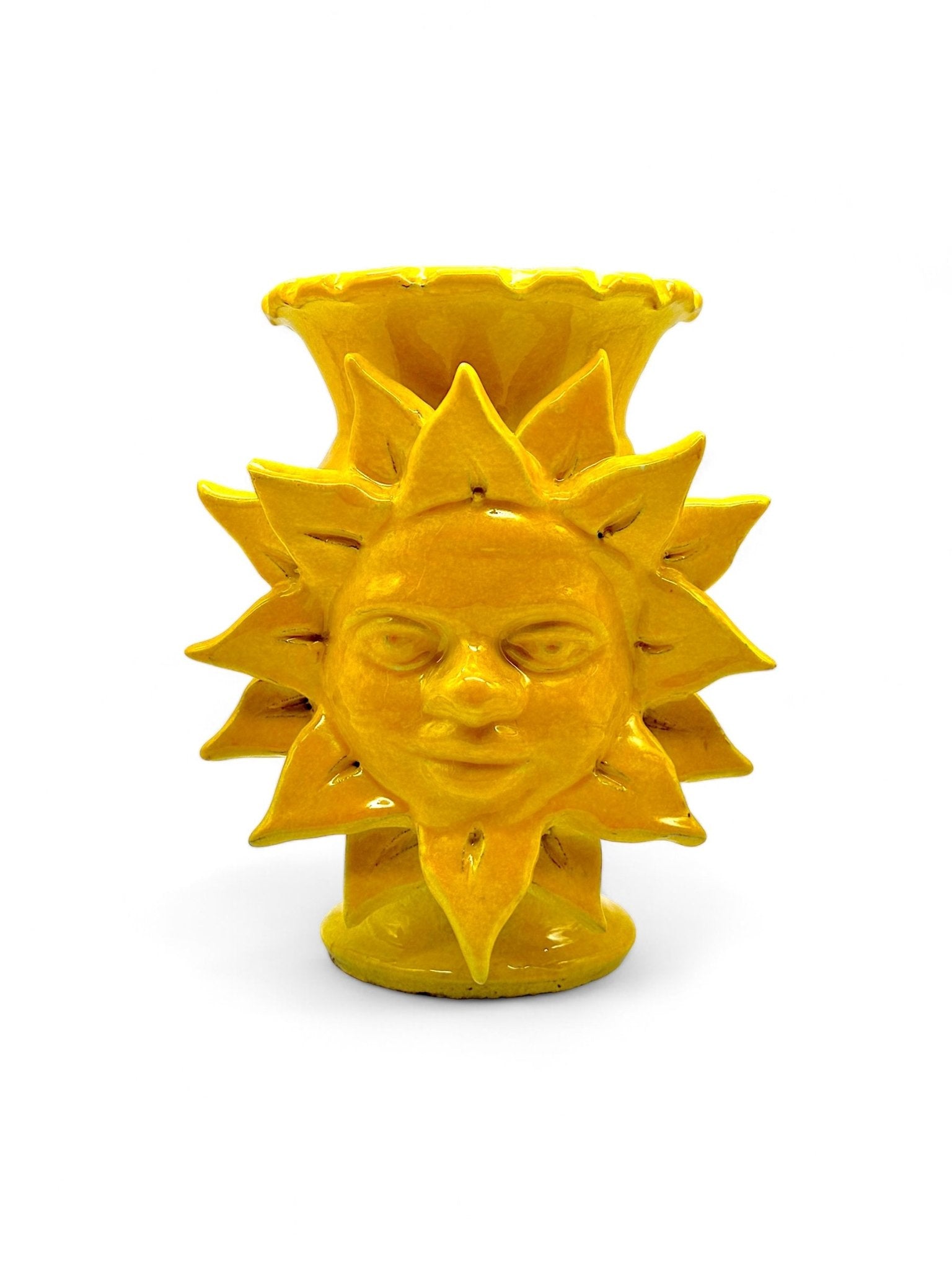 Cabeza de hombre - El Sol - La Leyenda de Sicilia 24cm - moruecoceramicas