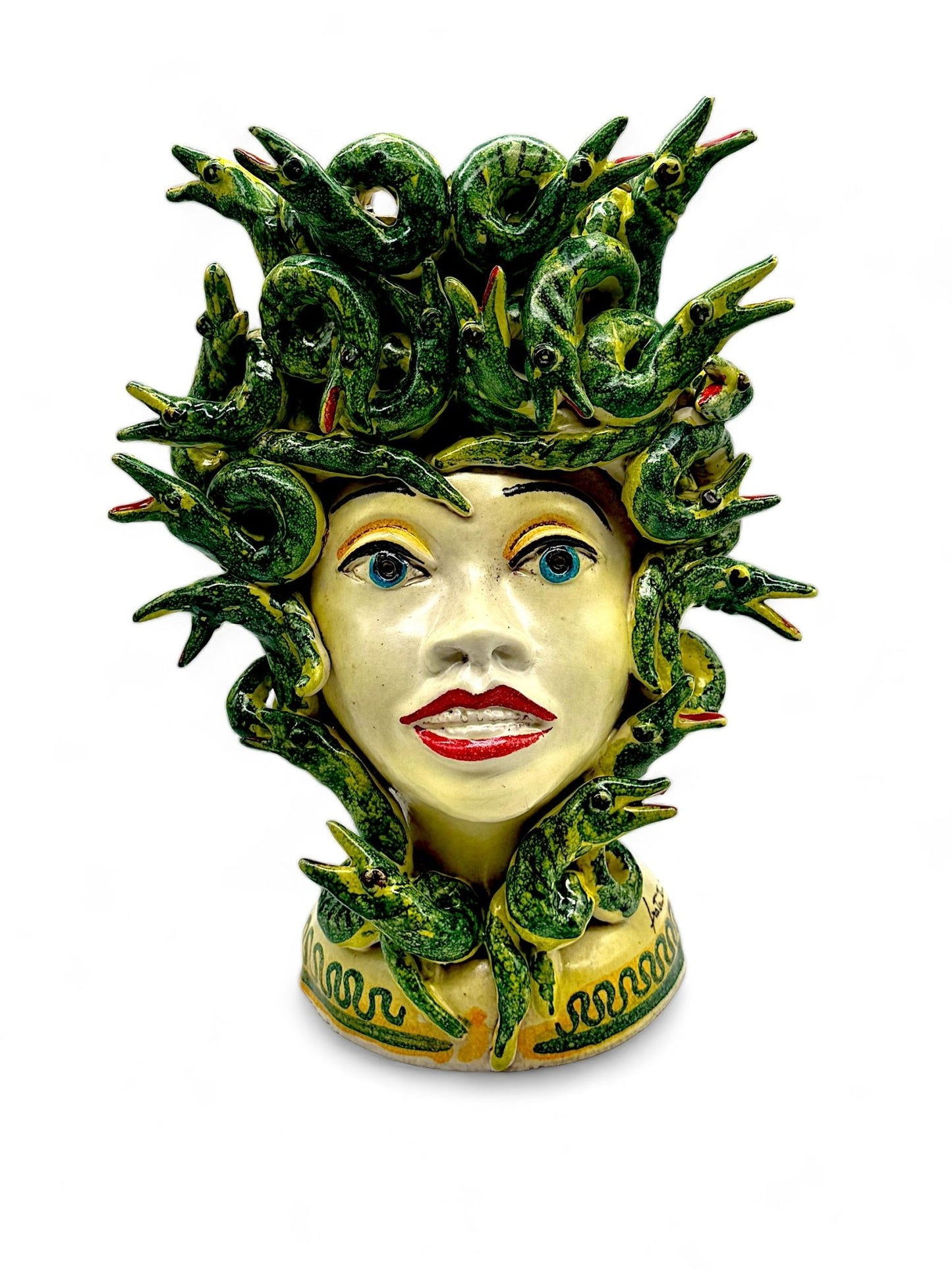 Cabeza de Medusa 40cm - moruecoceramicas