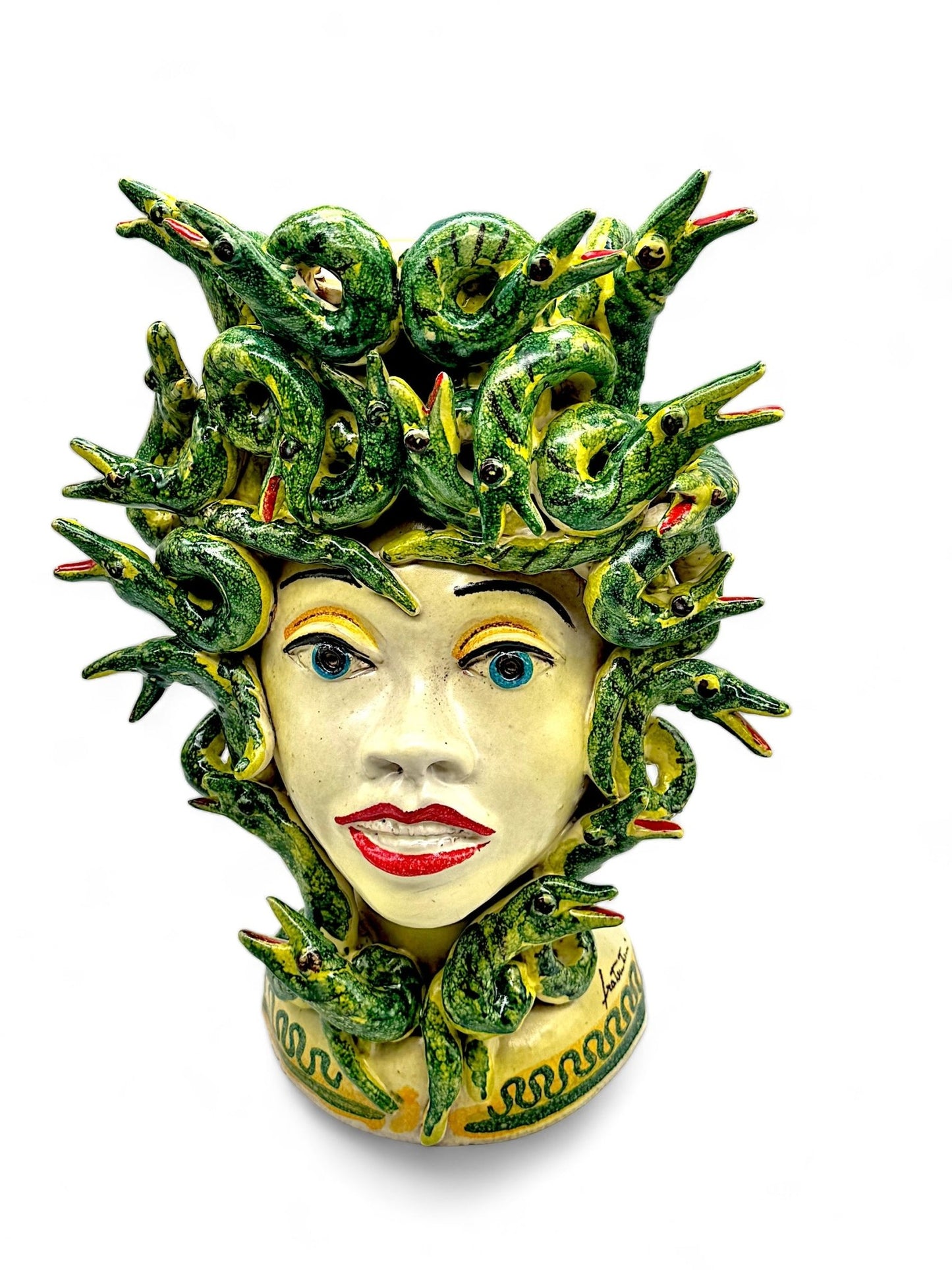 Cabeza de Medusa 40cm - moruecoceramicas