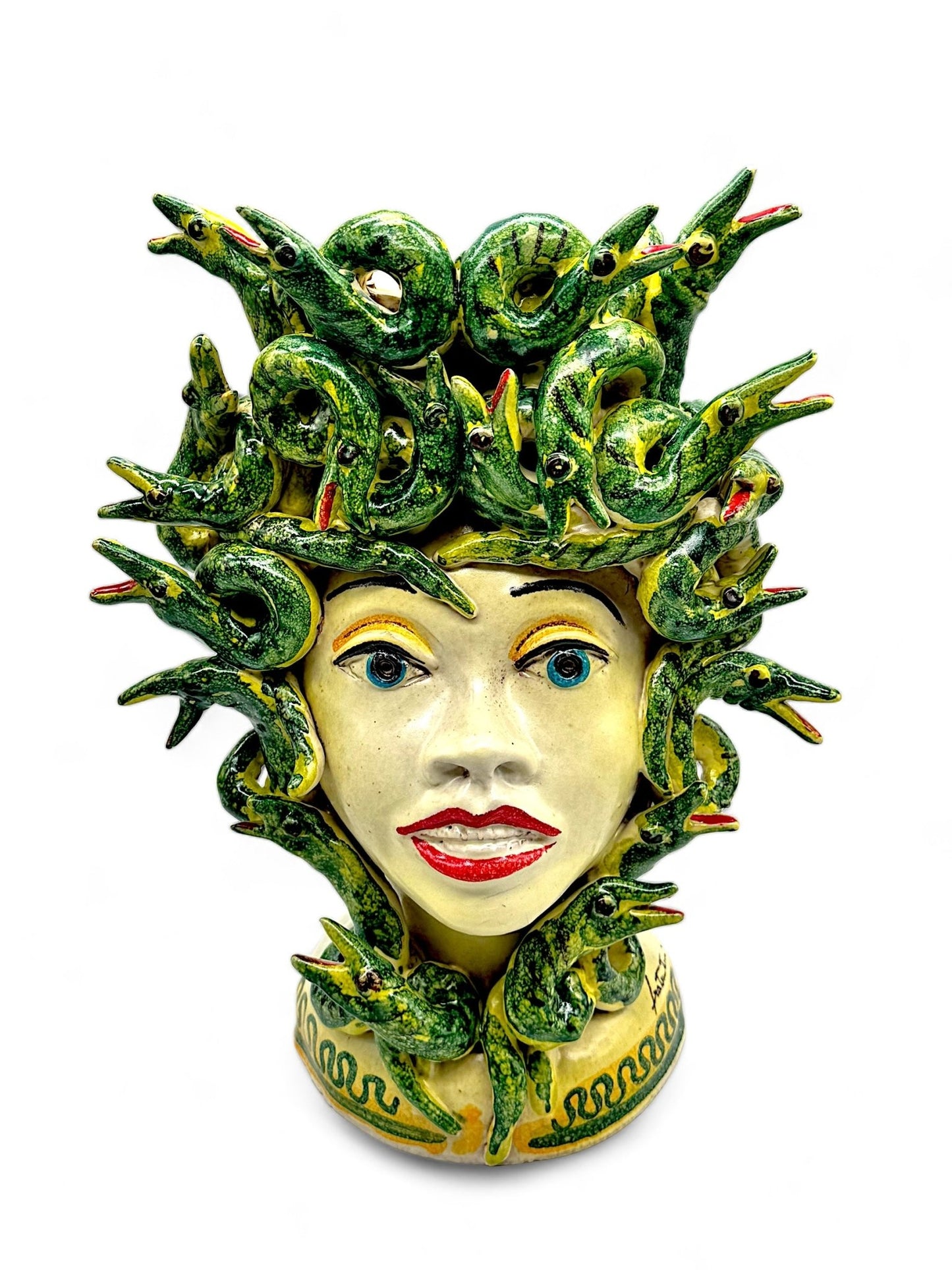 Cabeza de Medusa 40cm - moruecoceramicas