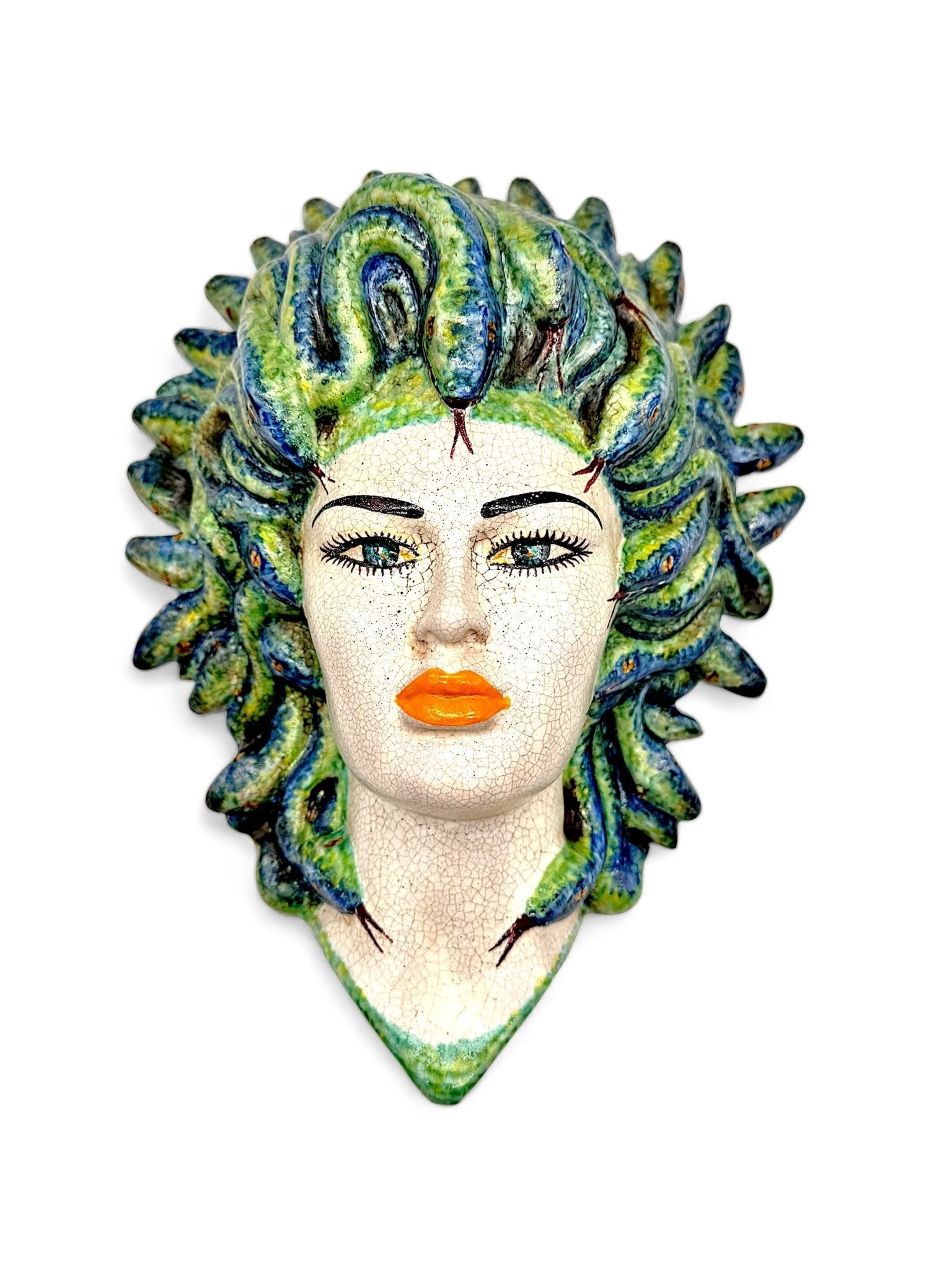 Cabeza de Medusa para pared 35x30 - moruecoceramicas