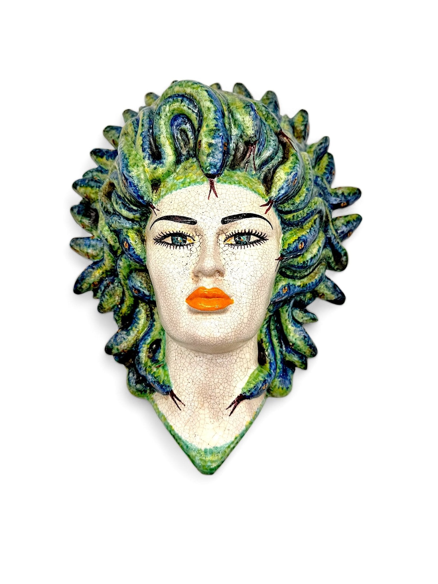 Cabeza de Medusa para pared 35x30 - moruecoceramicas