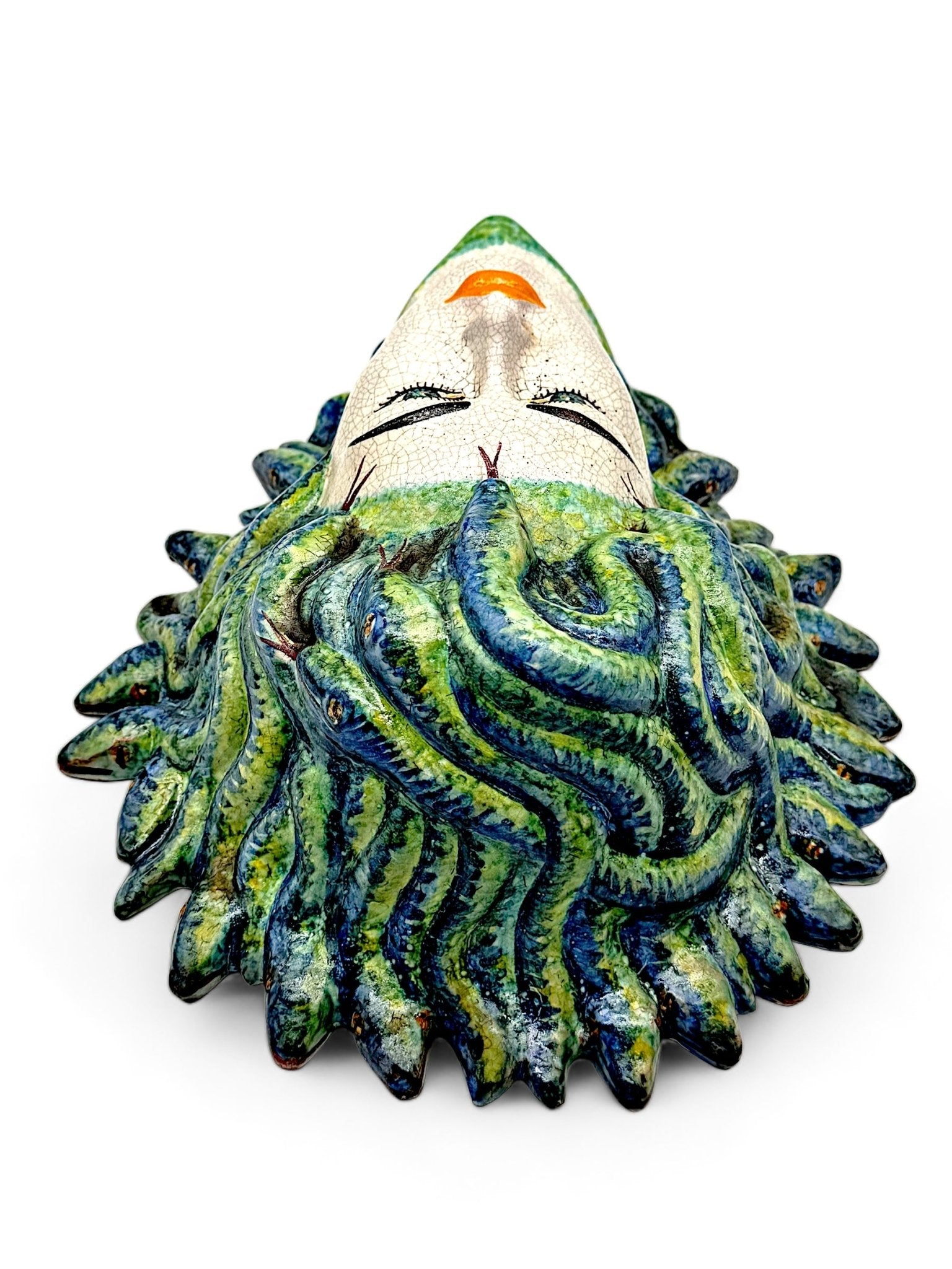 Cabeza de Medusa para pared 35x30 - moruecoceramicas