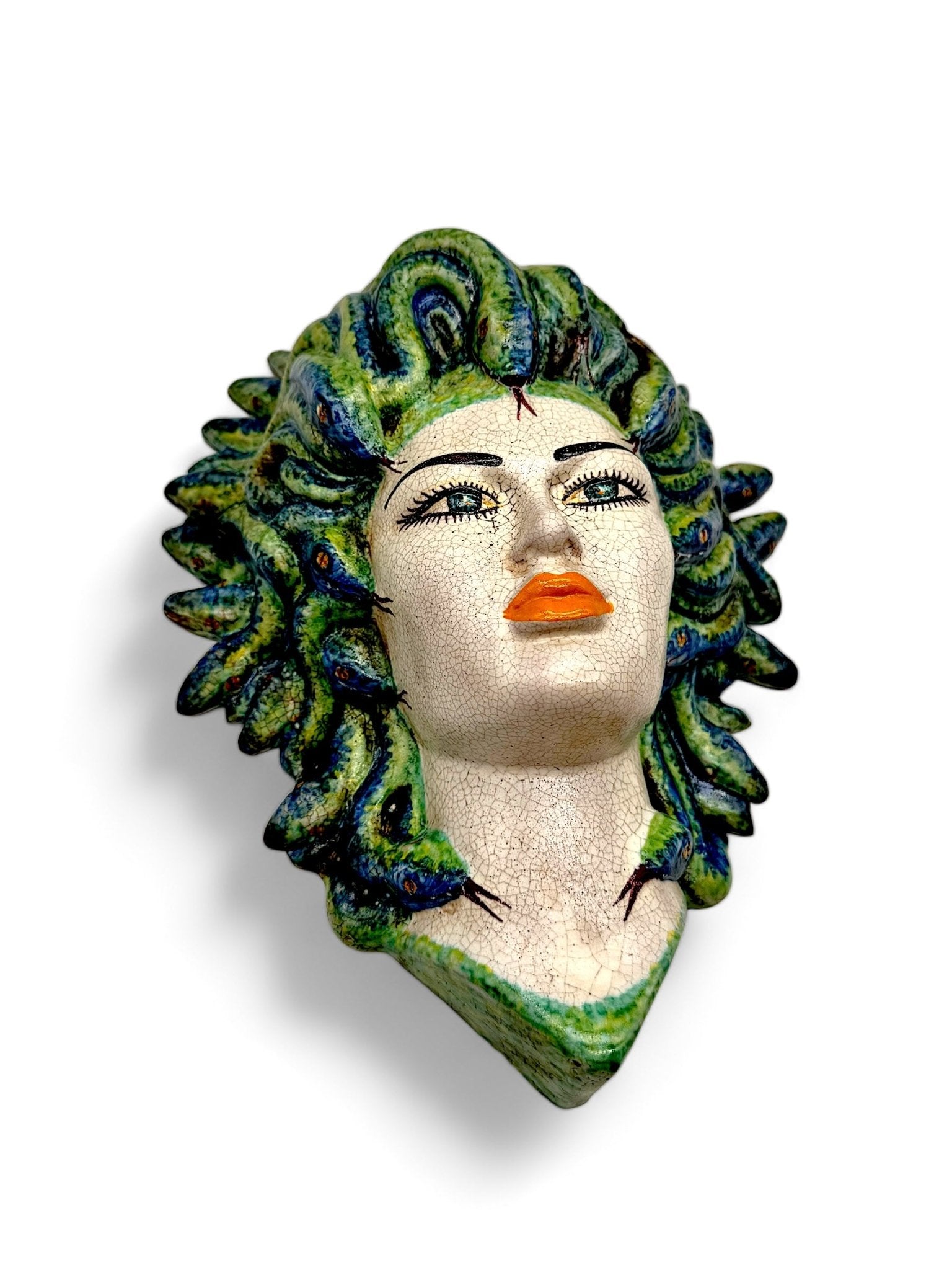 Cabeza de Medusa para pared 35x30 - moruecoceramicas