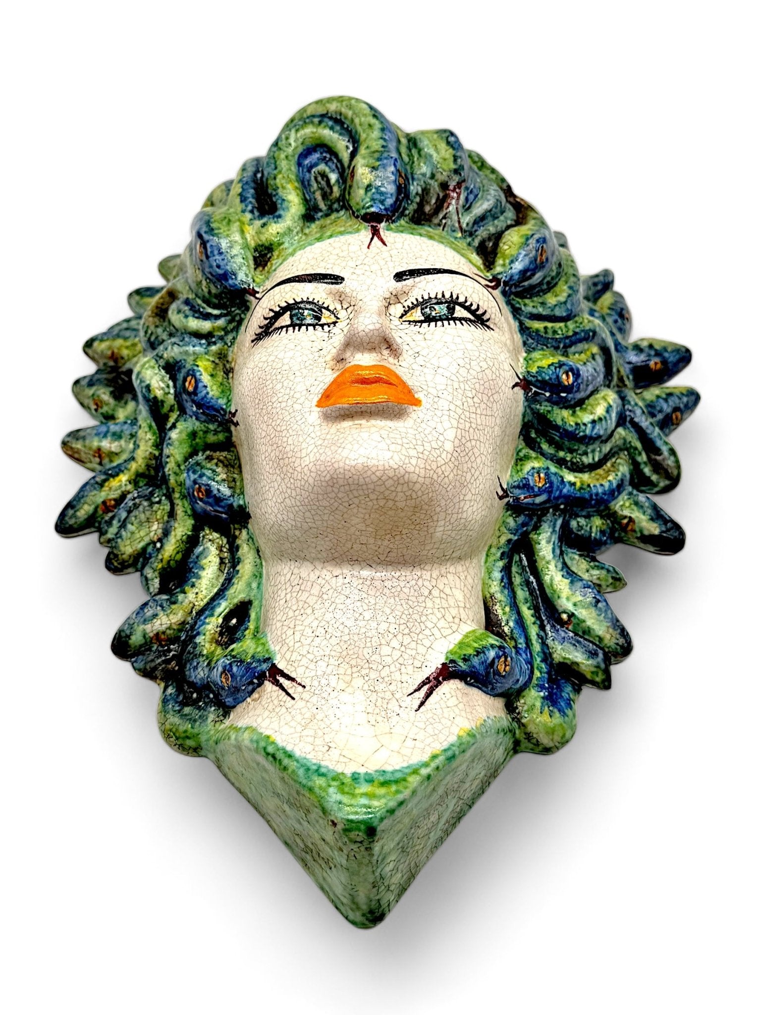 Cabeza de Medusa para pared 35x30 - moruecoceramicas
