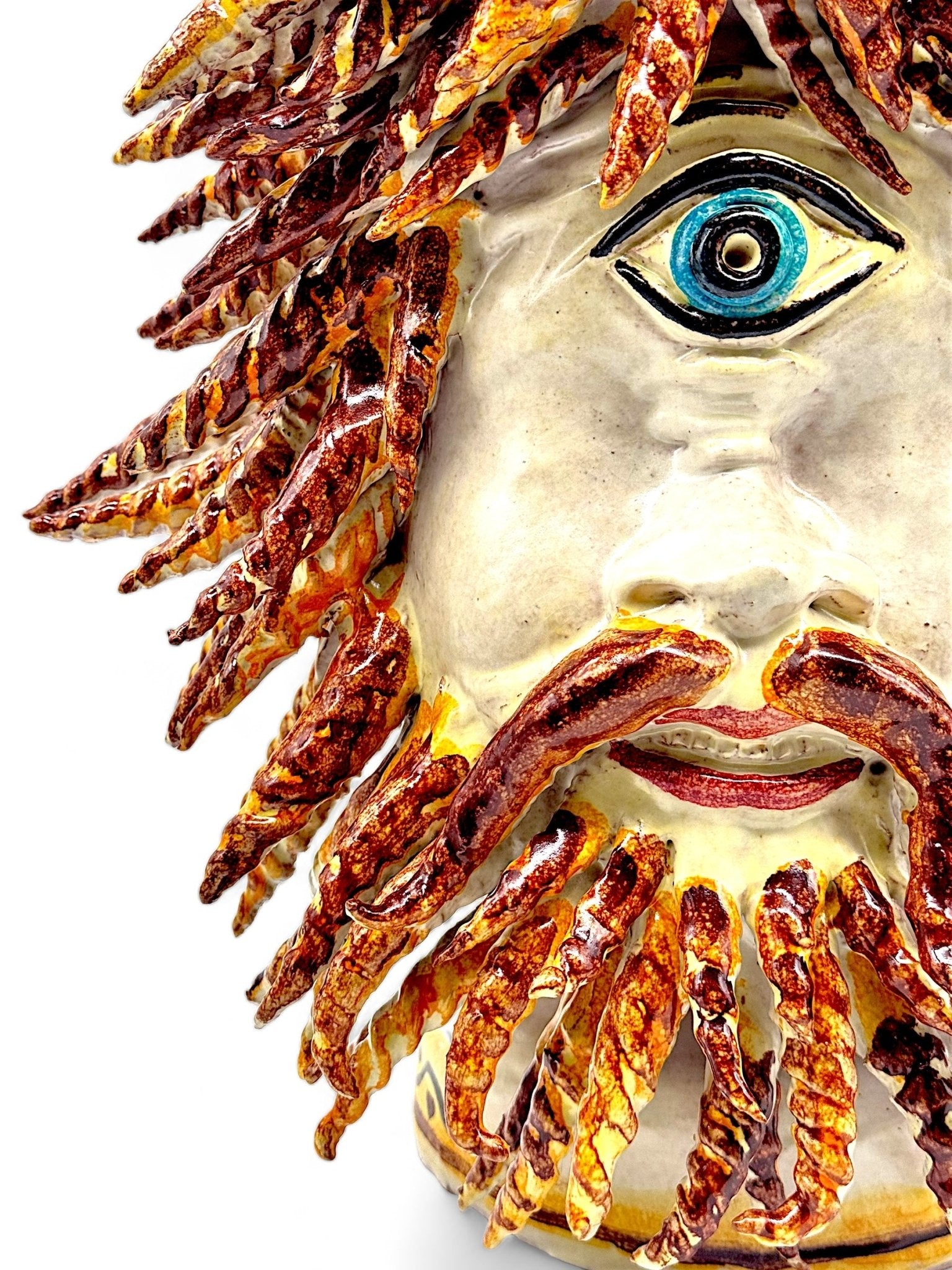 Cabeza de Polifemo 40cm - moruecoceramicas