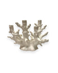 Candelabro Coral Blanco 6 brazos - moruecoceramicas