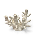 Candelabro Coral Blanco 6 brazos - moruecoceramicas