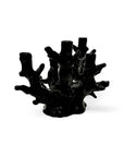 Candelabro Coral Negro 6 brazos - moruecoceramicas