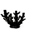 Candelabro Coral Negro 6 brazos - moruecoceramicas