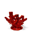 Candelabro Coral Rojo 3 brazos - moruecoceramicas