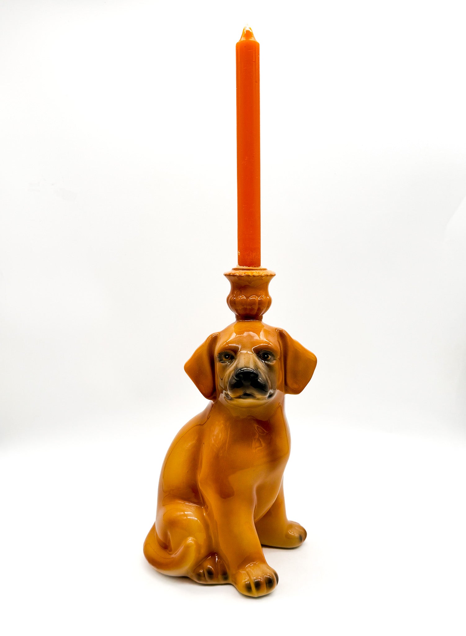 Candelabro Labrador - moruecoceramicas