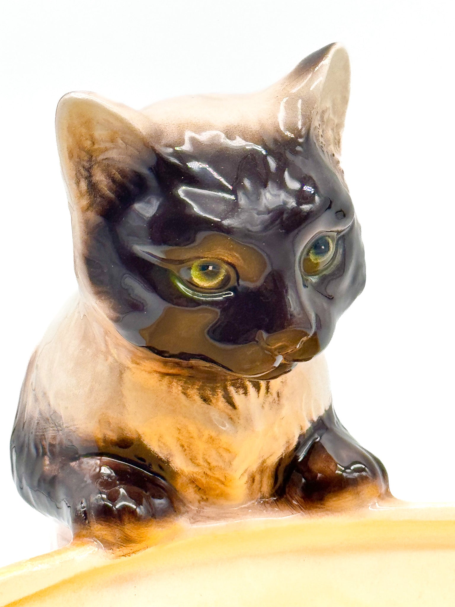 Comedero para animales con figura de gato - moruecoceramicas