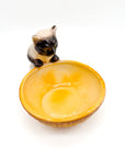 Comedero para animales con figura de gato - moruecoceramicas