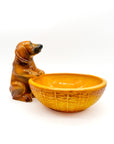 Comedero para animales con figura de perro - moruecoceramicas