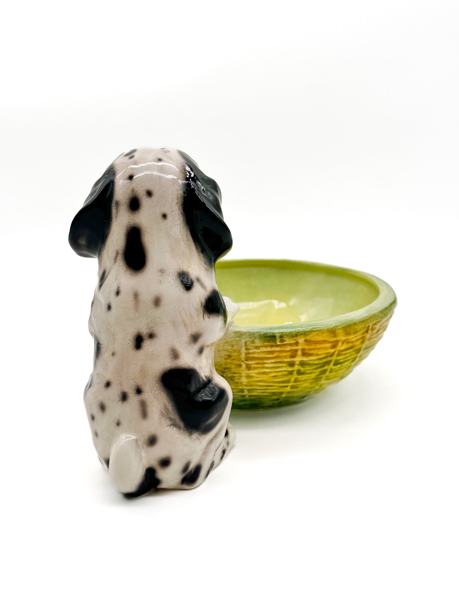 Comedero para animales con figura de perro - moruecoceramicas