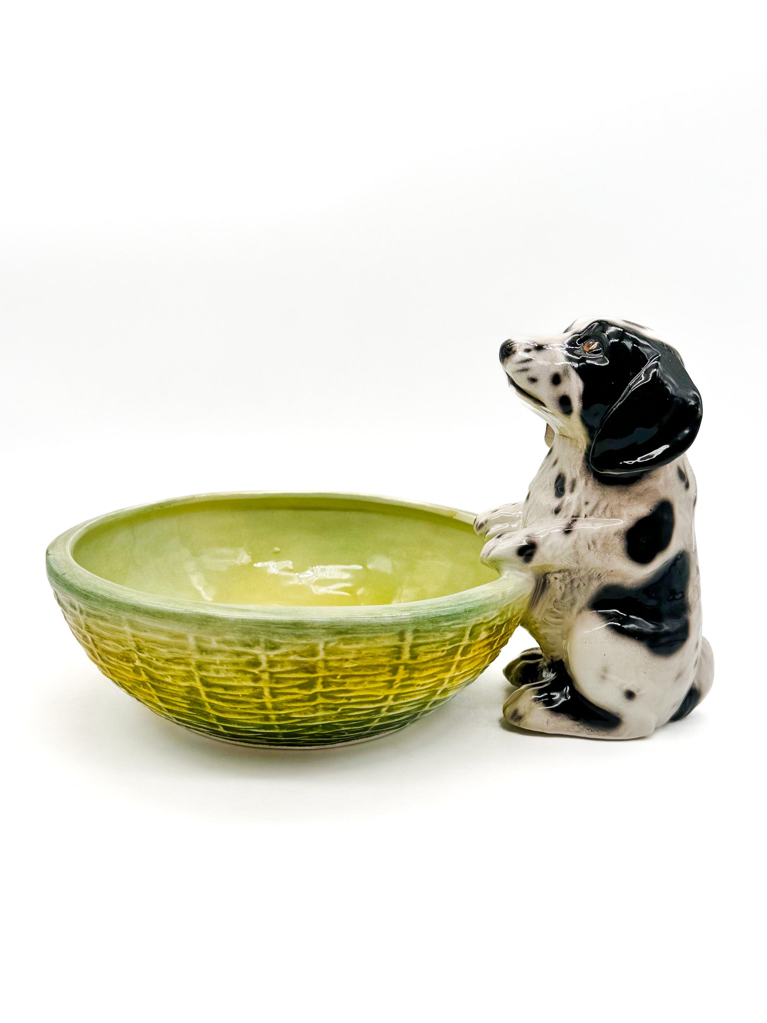 Comedero para animales con figura de perro - moruecoceramicas