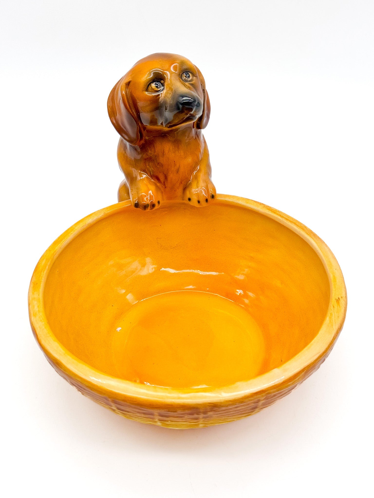 Comedero para animales con figura de perro - moruecoceramicas