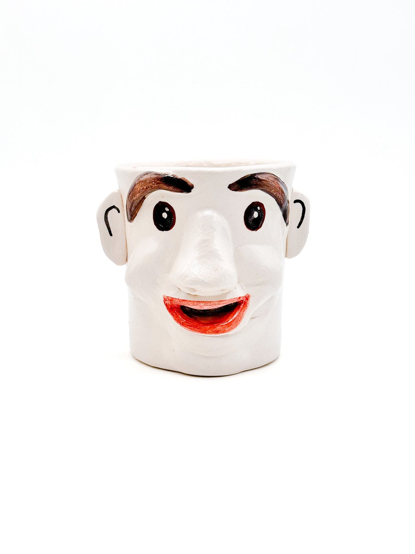 Crazy Face Pot - o=0 - moruecoceramicas