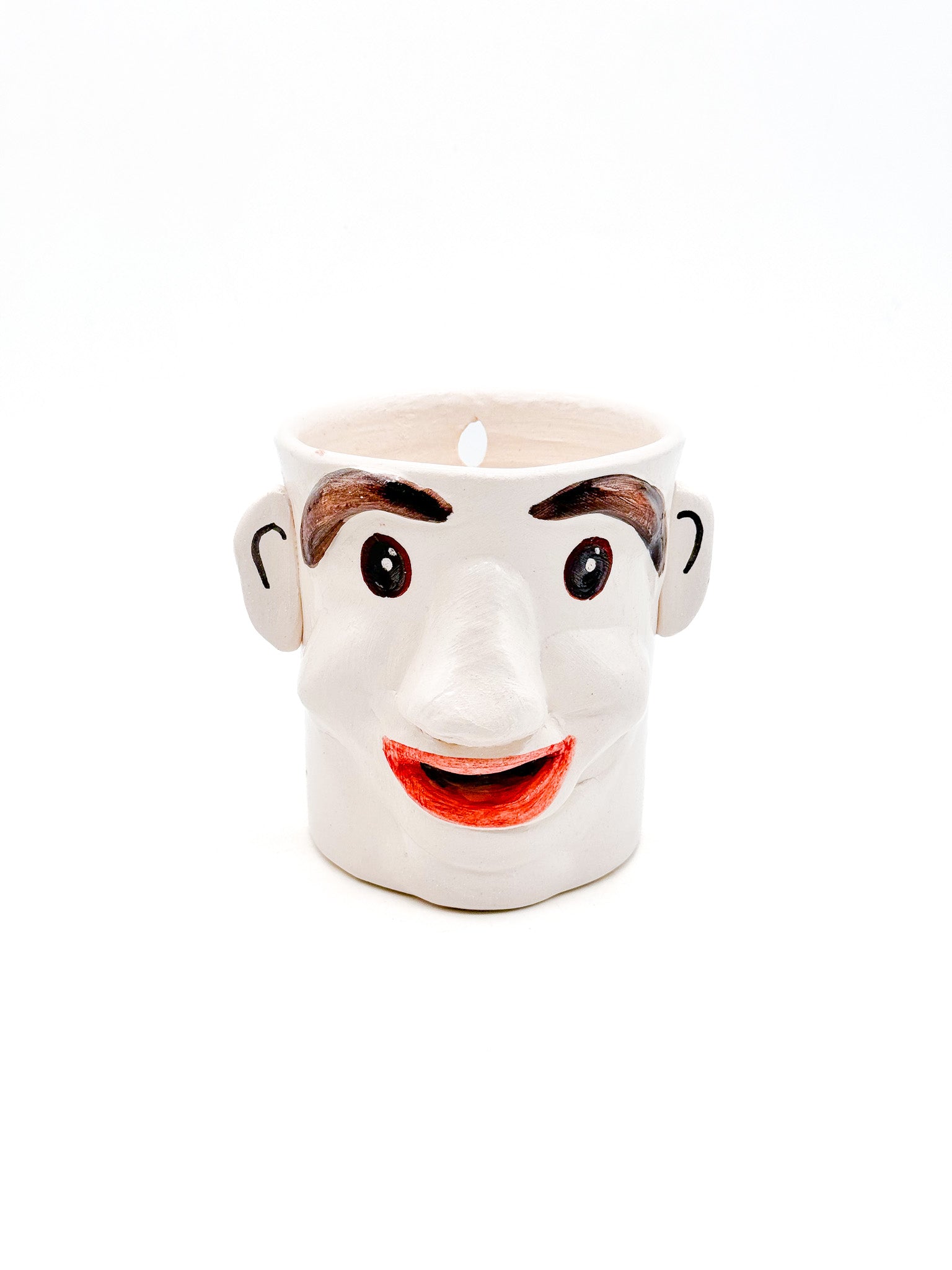 Crazy Face Pot - o=0 - moruecoceramicas