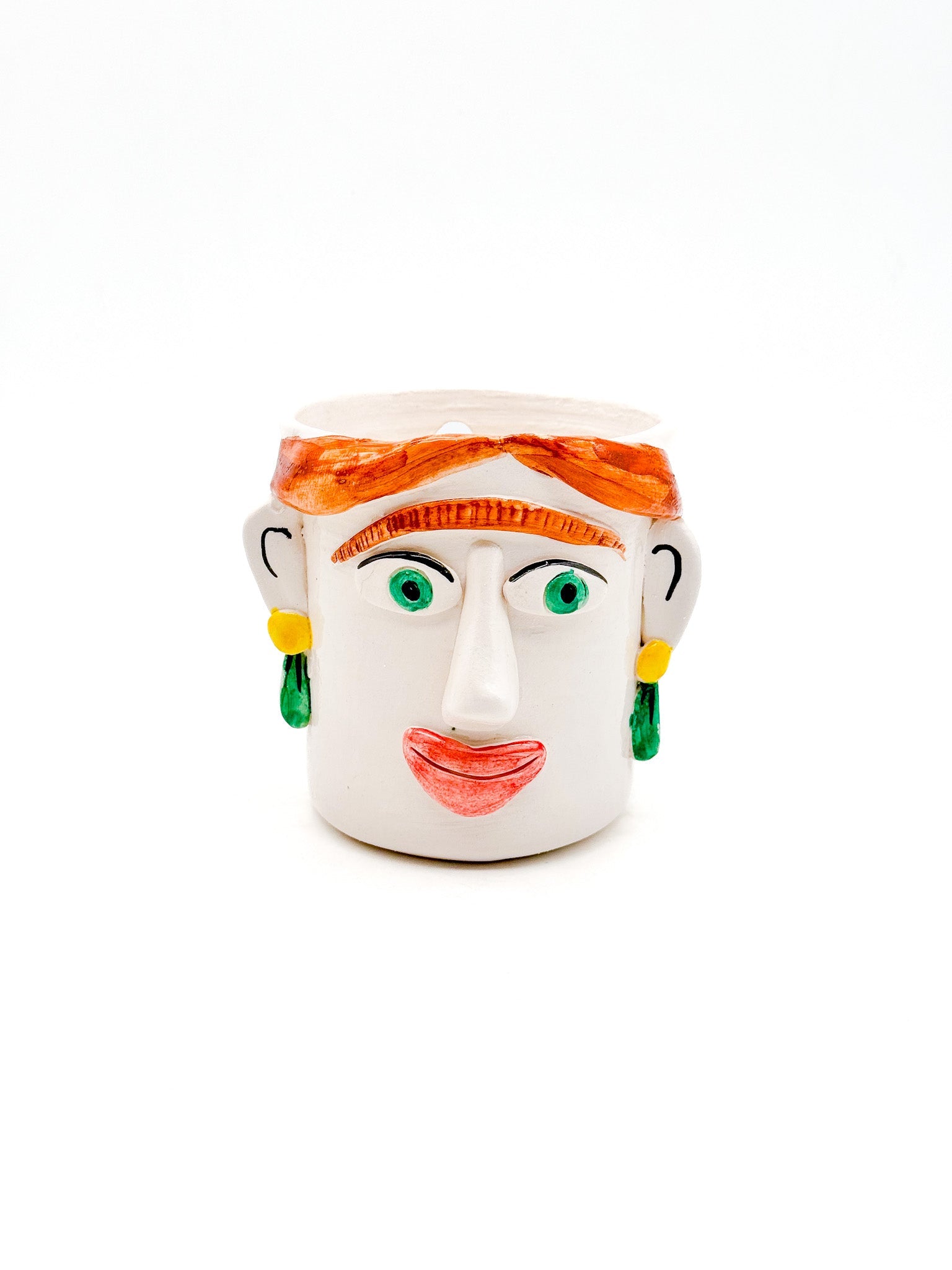 Crazy Face Pot - Rings - moruecoceramicas