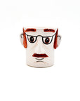 Crazy Face Pot - The Man - moruecoceramicas