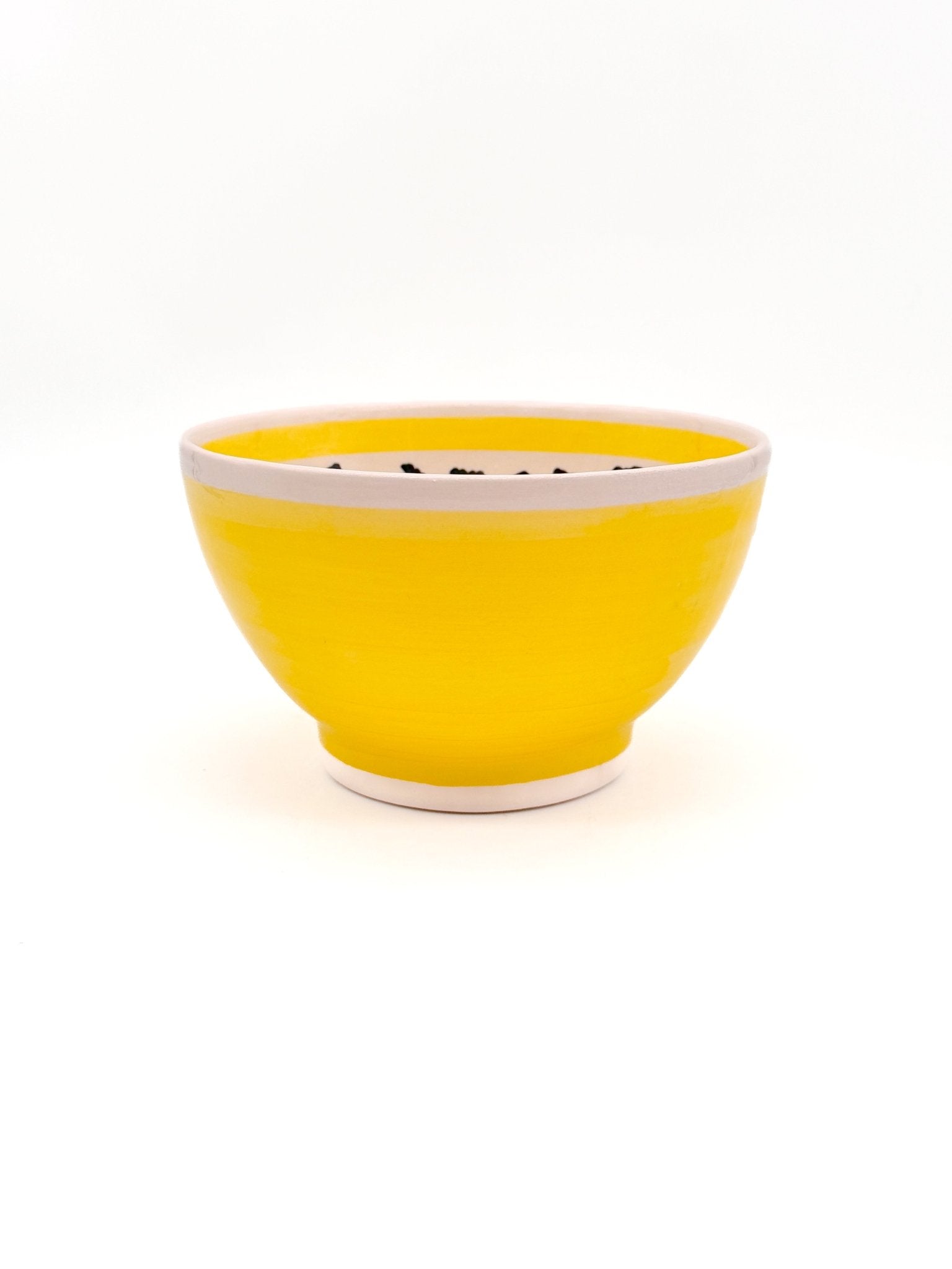 Cuenco Sass-Y Amarillo - moruecoceramicas