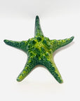 Estrella de Mar Verde Relieve - moruecoceramicas