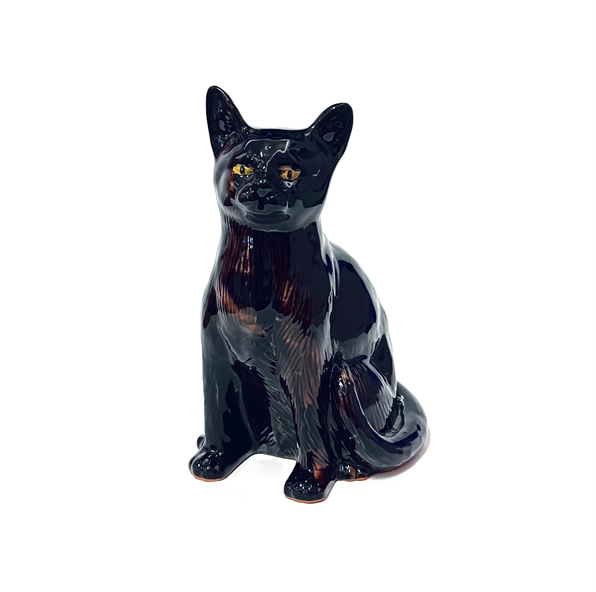 Gato de Cerámica Negro - moruecoceramicas