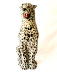 Gran Leopardo de las nieves (100cm) - moruecoceramicas