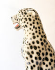 Gran Leopardo de las nieves (100cm) - moruecoceramicas