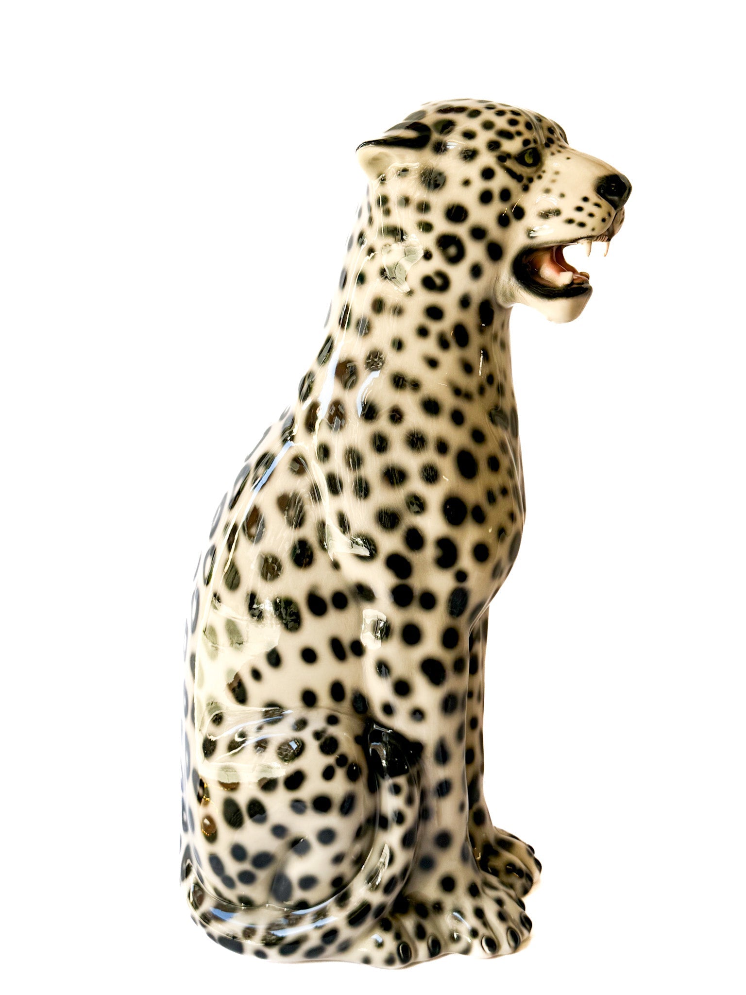 Gran Leopardo de las nieves (100cm) - moruecoceramicas