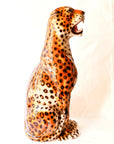 Gran Leopardo de Porcelana (100cm) - moruecoceramicas