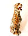 Gran Leopardo de Porcelana (100cm) - moruecoceramicas